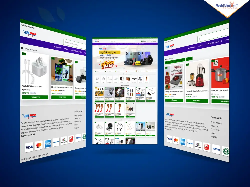 Raj Shop Ecommerce Website