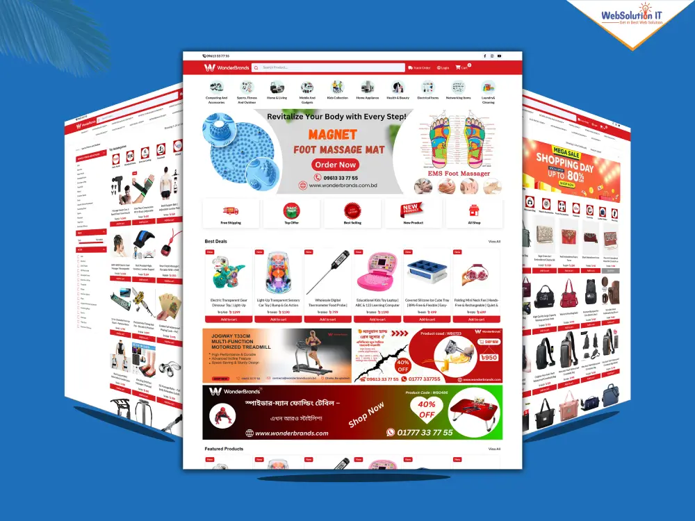 Wonder Brands Ecommerce Website